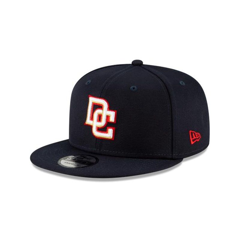 MLB Washington Nationals Ligature 9Fifty Snapback (EMV9468) - Red New Era Caps